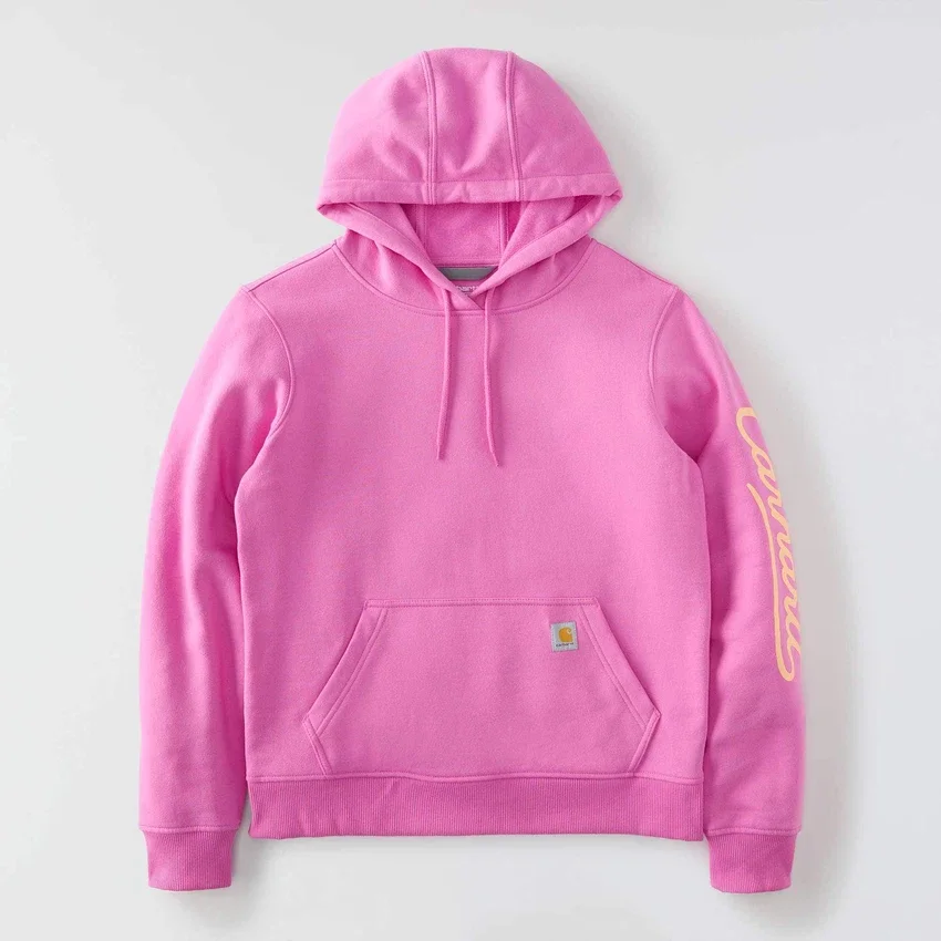Women's Sawyer Script Logo Sleeve Hoodie