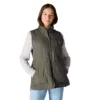 Women's Sherpa-Lined Insulated Water Resistant Vest - Rain Defender Vest