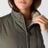 Women's Sherpa-Lined Insulated Water Resistant Vest - Rain Defender Vest