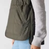 Women's Sherpa-Lined Insulated Water Resistant Vest - Rain Defender Vest
