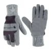 Women's Synthetic Suede Knit Cuff Glove
