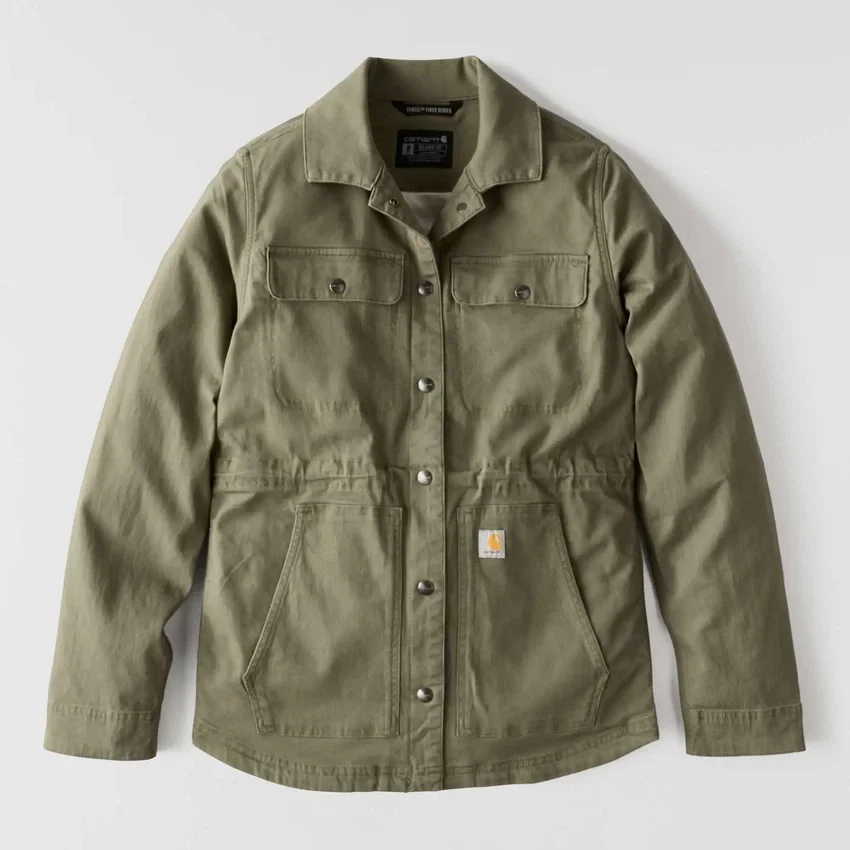 Women's Tencel Breathable Canvas Coat