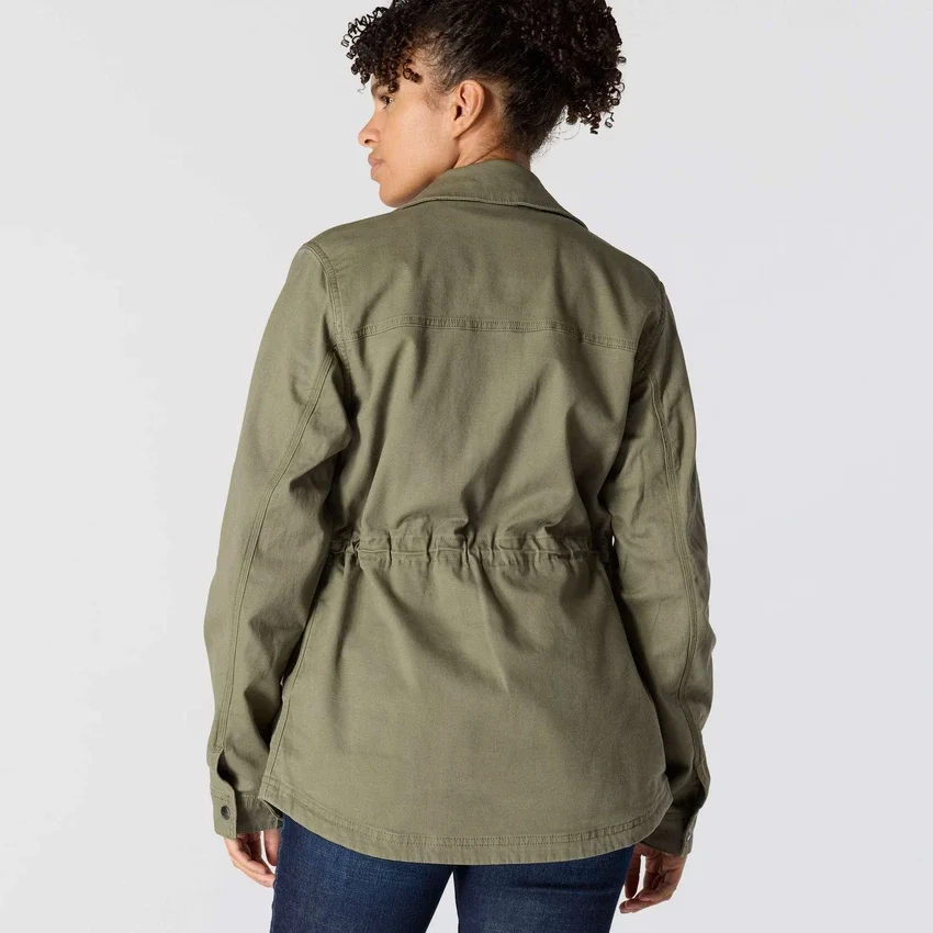 Women's Tencel Breathable Canvas Coat