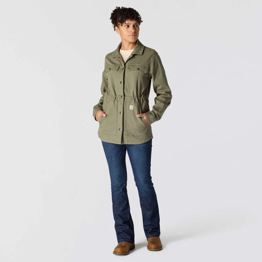 Women's Tencel Breathable Canvas Coat