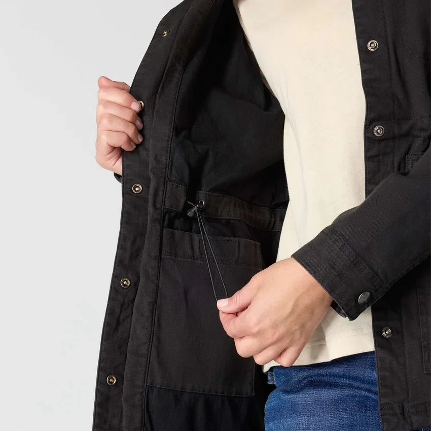 Women's Tencel Breathable Canvas Coat