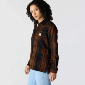 Women’s Tencelâ„¢ Fiber Series Loose Fit Twill Plaid Shirt