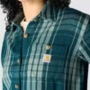 Women's Tencel™ Fiber Series Loose Fit Twill Plaid Shirt