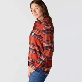Women’s Tencelâ„¢ Fiber Series Relaxed Fit Plaid Shirt