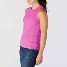 Women’s Tencel Lightweight Breathable Ribbed Tank Top