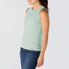 Women’s Tencel Lightweight Breathable Ribbed Tank Top