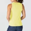 Women's Tencel Lightweight Breathable Ribbed Tank Top