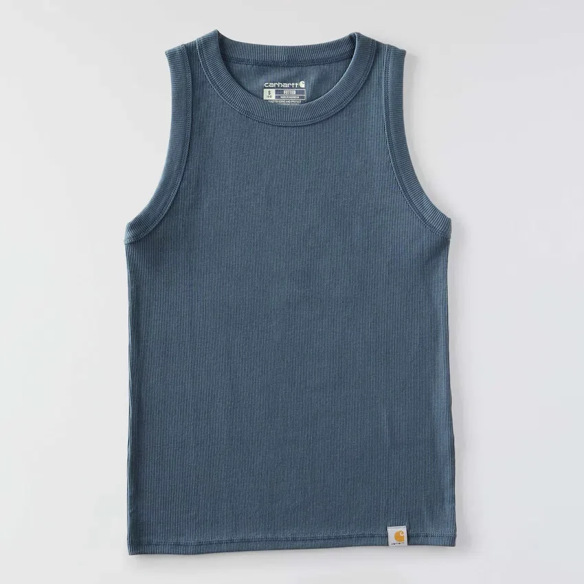 Women's Tencel Lightweight Breathable Ribbed Tank Top
