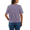Women's Tencel Loose Fit Lightweight Crewneck Pocket T-Shirt