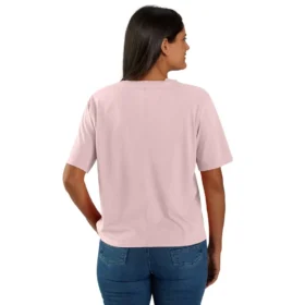 Women’s Tencel Loose Fit Lightweight Crewneck Pocket T-Shirt