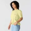 Women's Tencel Loose Fit Lightweight Crewneck Pocket T-Shirt