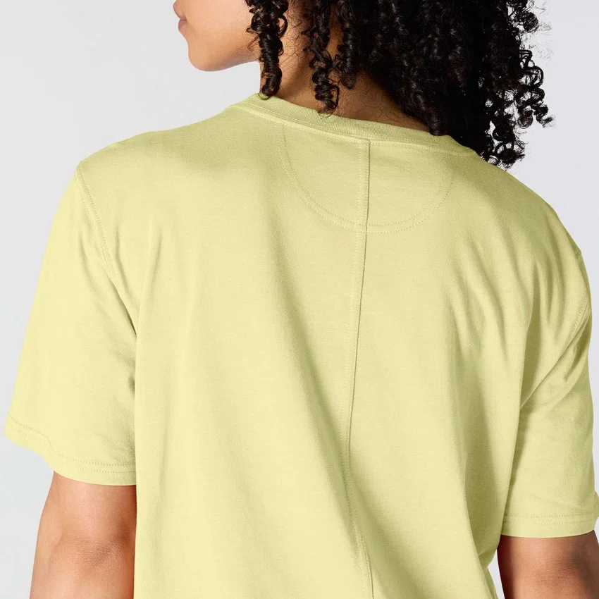 Women's Tencel Loose Fit Lightweight Crewneck Pocket T-Shirt