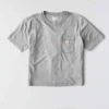 Women's Tencel Loose Fit Lightweight Crewneck Pocket T-Shirt