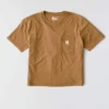 Women's Tencel Loose Fit Lightweight Crewneck Pocket T-Shirt