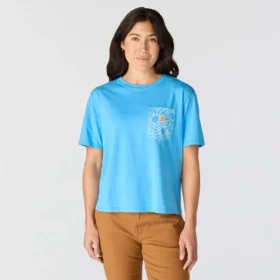 Women’s Tencel Loose Fit Lightweight Floral Graphic T-Shirt