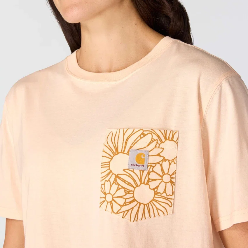 Women's Tencel Loose Fit Lightweight Floral Graphic T-Shirt