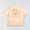 Women's Tencel Loose Fit Lightweight Floral Graphic T-Shirt
