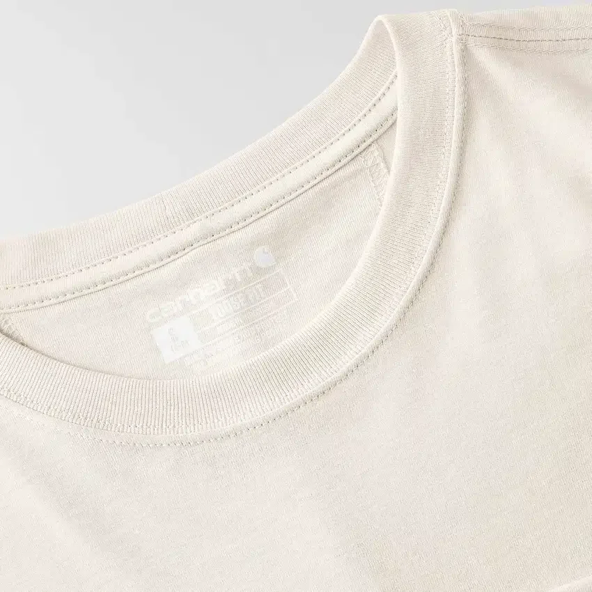 Women's Tencel Loose Fit Long Sleeve Crewneck Pocket T-Shirt