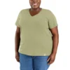 Women's Tencel Relaxed Fit Lightweight Breathable V-Neck T-Shirt