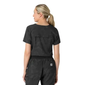 Women’s Tuck-In Print Scrub Top