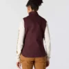 Women's Washed Duck Sherpa-Lined Mock Neck Vest