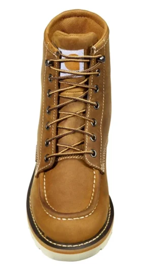 Women’s Waterproof 6″ Moc Steel Toe Wedge Work Boot